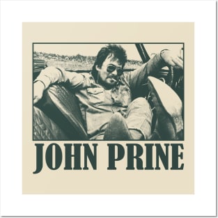Vintage John Prine Music Setup Official Posters and Art